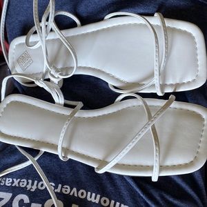 White women sandals